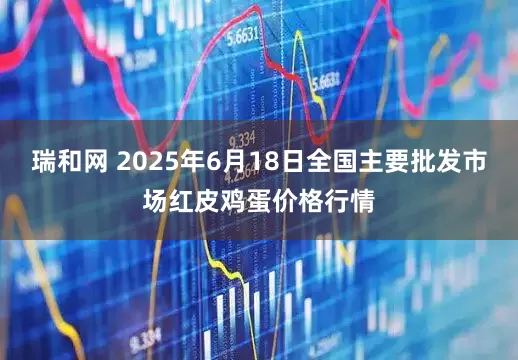 瑞和网 2025年6月18日全国主要批发市场红皮鸡蛋价格行情