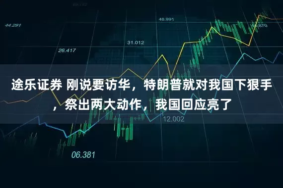 途乐证券 刚说要访华，特朗普就对我国下狠手，祭出两大动作，我国回应亮了